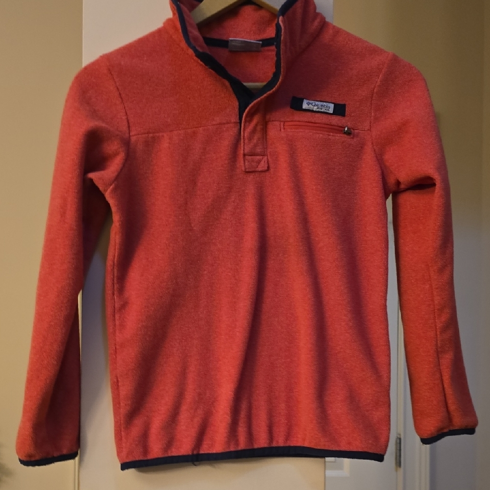 Columbia Zip-Up Sweater in‎ Red Boys Size Medium